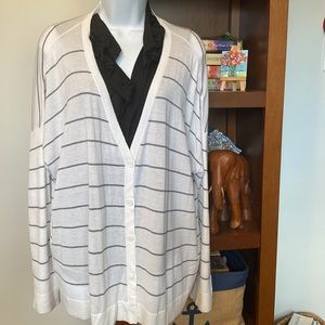 Eileen Fisher oversized lightweight cardigan sweater, EUC
